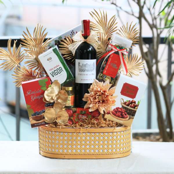 Giỏ Quà Tết Xuân Nhật Vinh Hoa